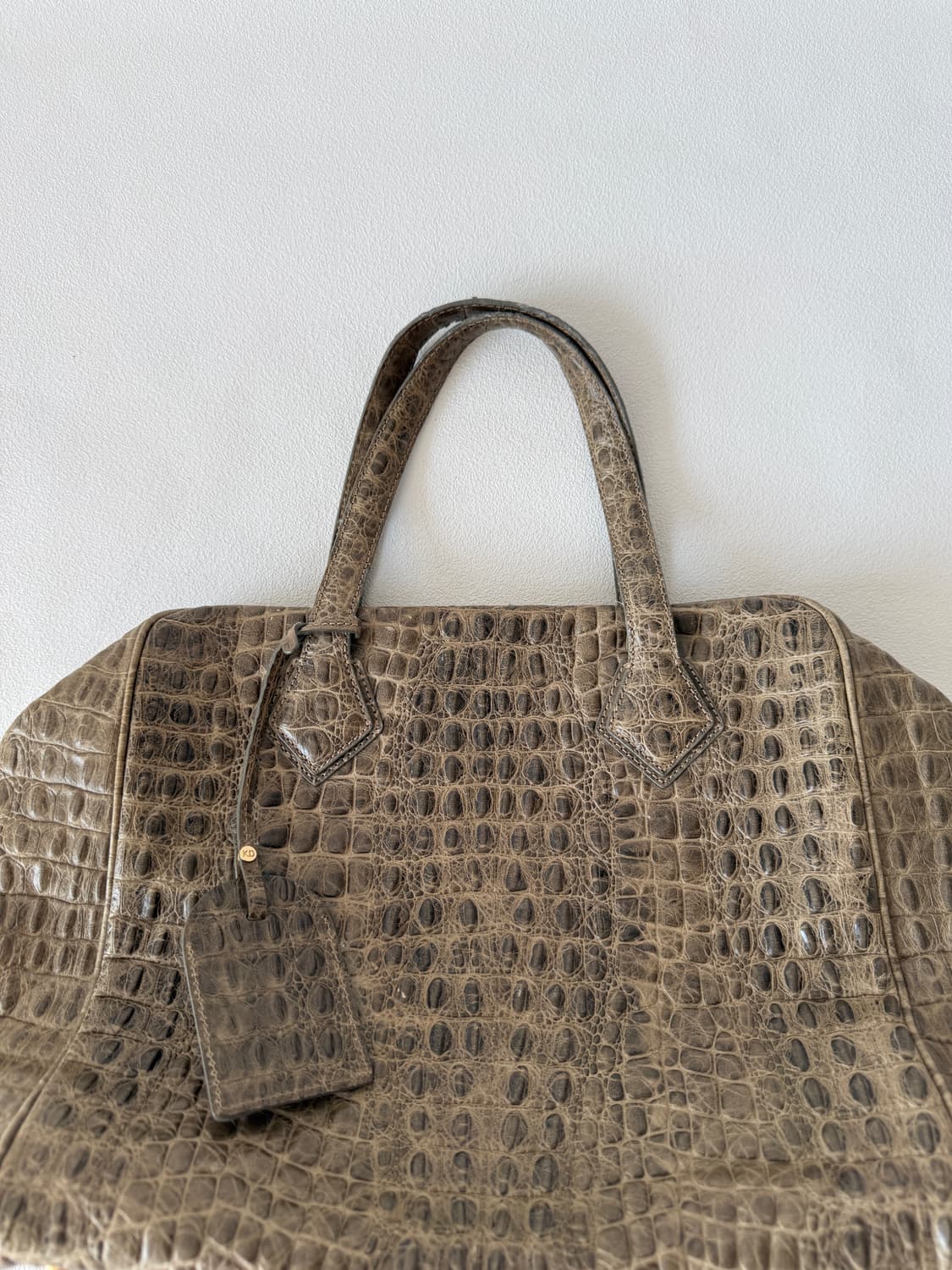 THAVMA 크록엠보 토트백(숄더 가능) 상품이미지2