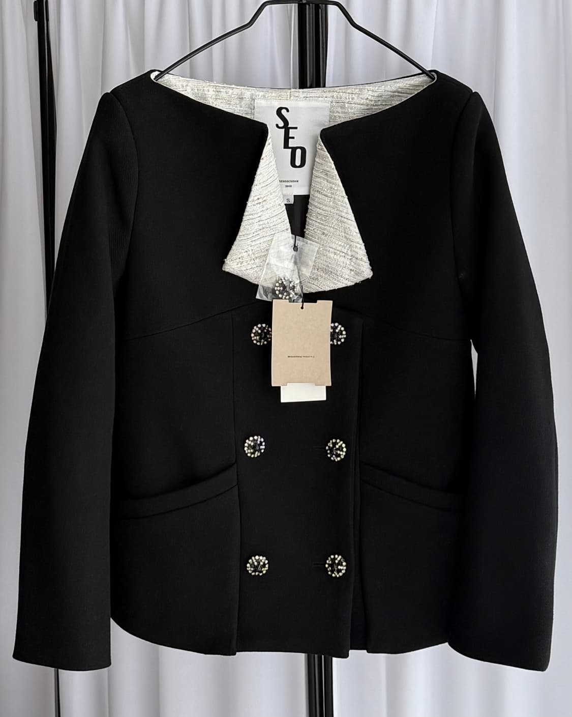 서쿠키 트위드 자켓 새제품 상품이미지3