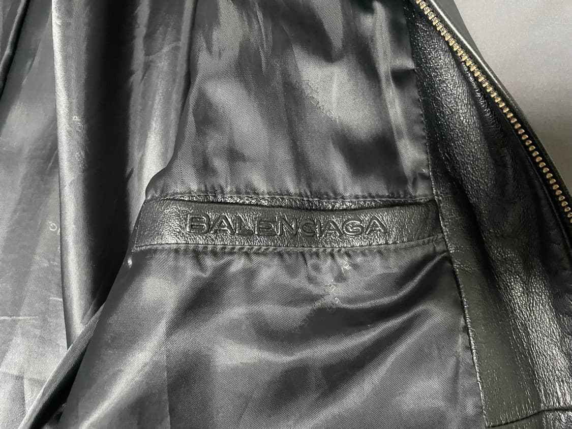 [6] 발렌시아가 90s 레더 자켓 상품이미지6