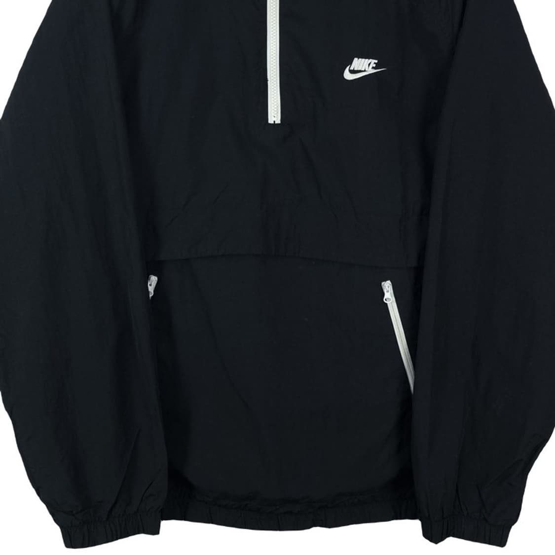 [나이키]로고 자수 후드 아노락 바람막이 자켓 블랙 M18644 상품이미지5