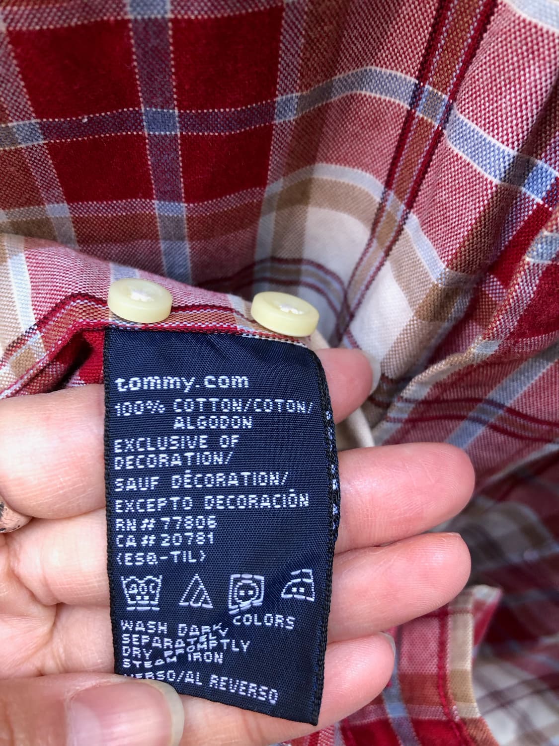 Tommy Hilfiger check shirt 상품이미지8