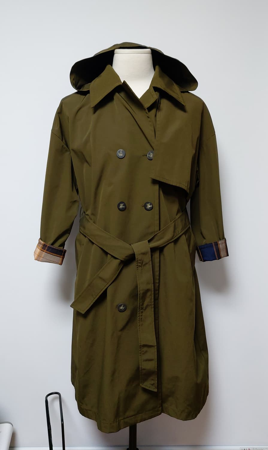 칼 라거펠트 여성 트렌치코트 카키(100) 상품이미지1