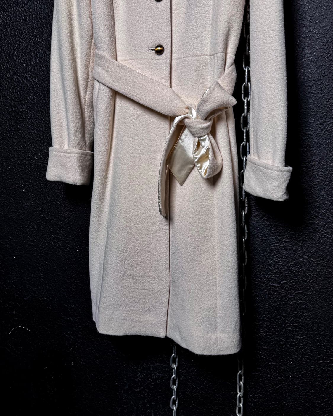 COMME ÇA ISM – Fur Collar Long Coat 상품이미지5