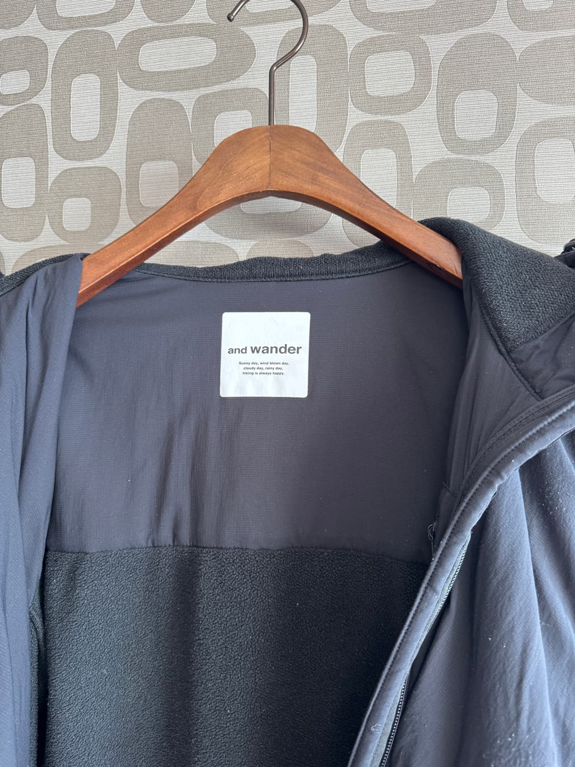 And Wander 앤드 원더 탑 플리스 자켓 L 상품이미지5