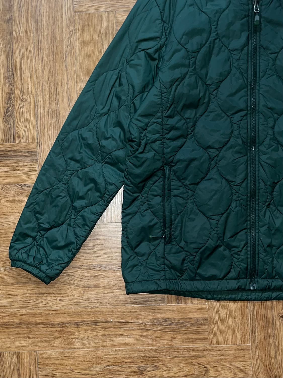 노스페이스 퀄팅 집업 경량패딩 상품이미지5