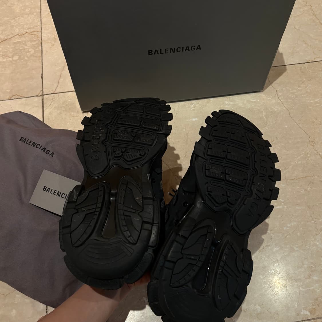 발렌시아가 트리플s 블랙 스니커즈 38, 250 상품이미지5