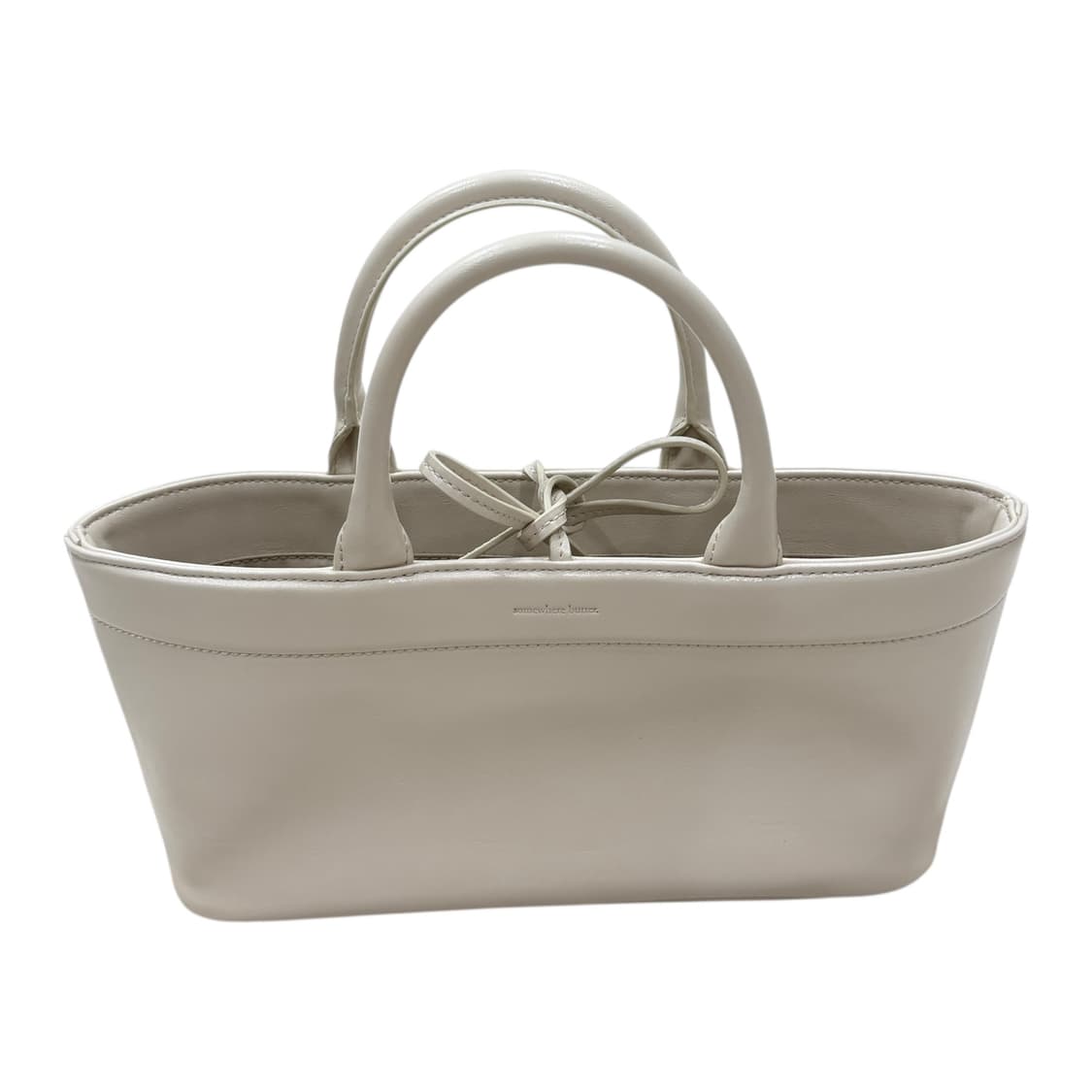 썸웨어버터 하프 데어 토트백 가방 크림 상품이미지1