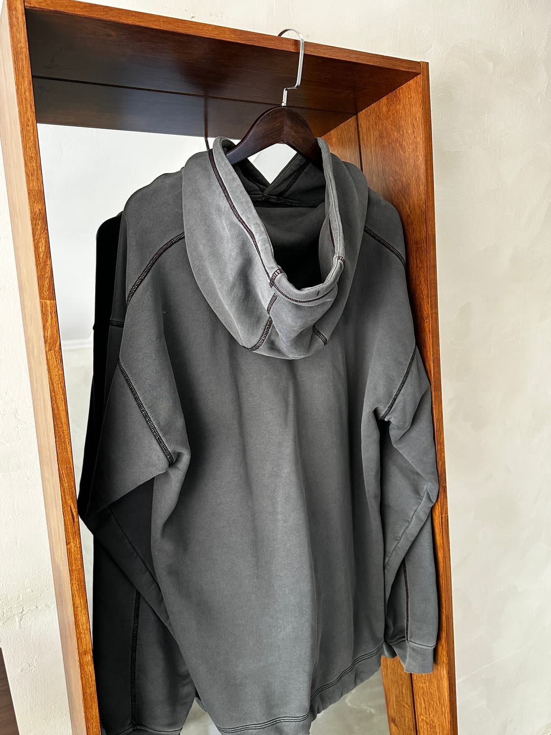 Diesel 디젤 피그먼트 헤비 스웻 후드 상품이미지3