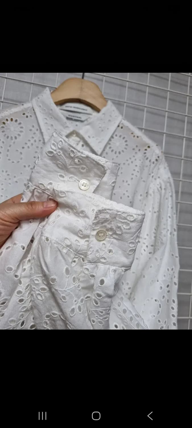 마리떼프랑소와저버 다이애그널 펀칭블라우스  55~66 상품이미지3