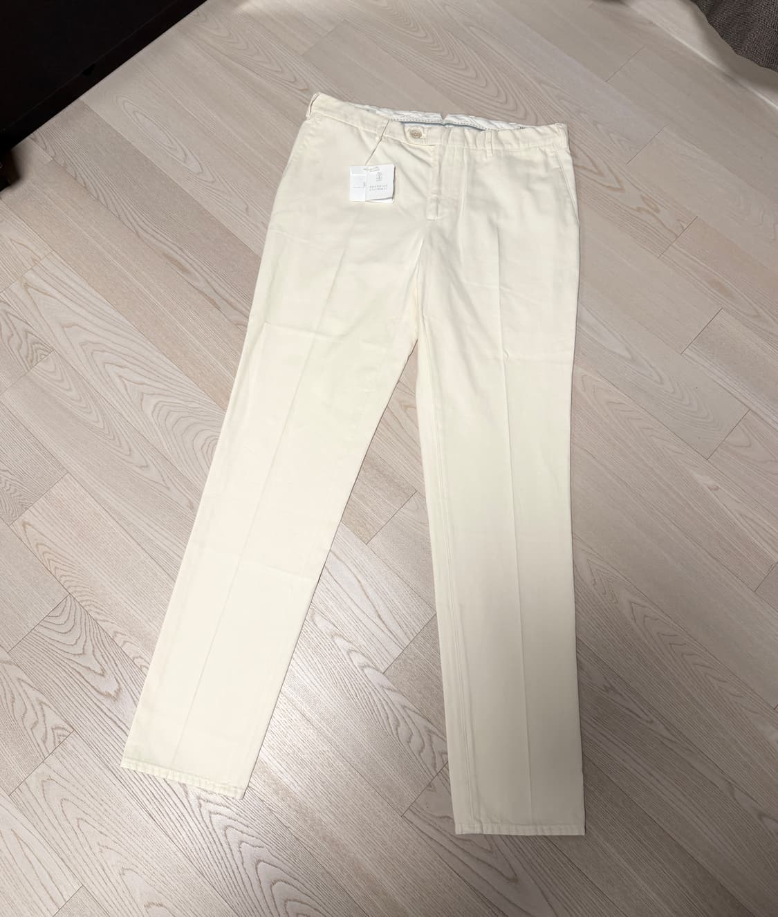 브루넬로 쿠치넬리 /크림 베이지 치노 팬츠 / 54 (새상품) 상품이미지1