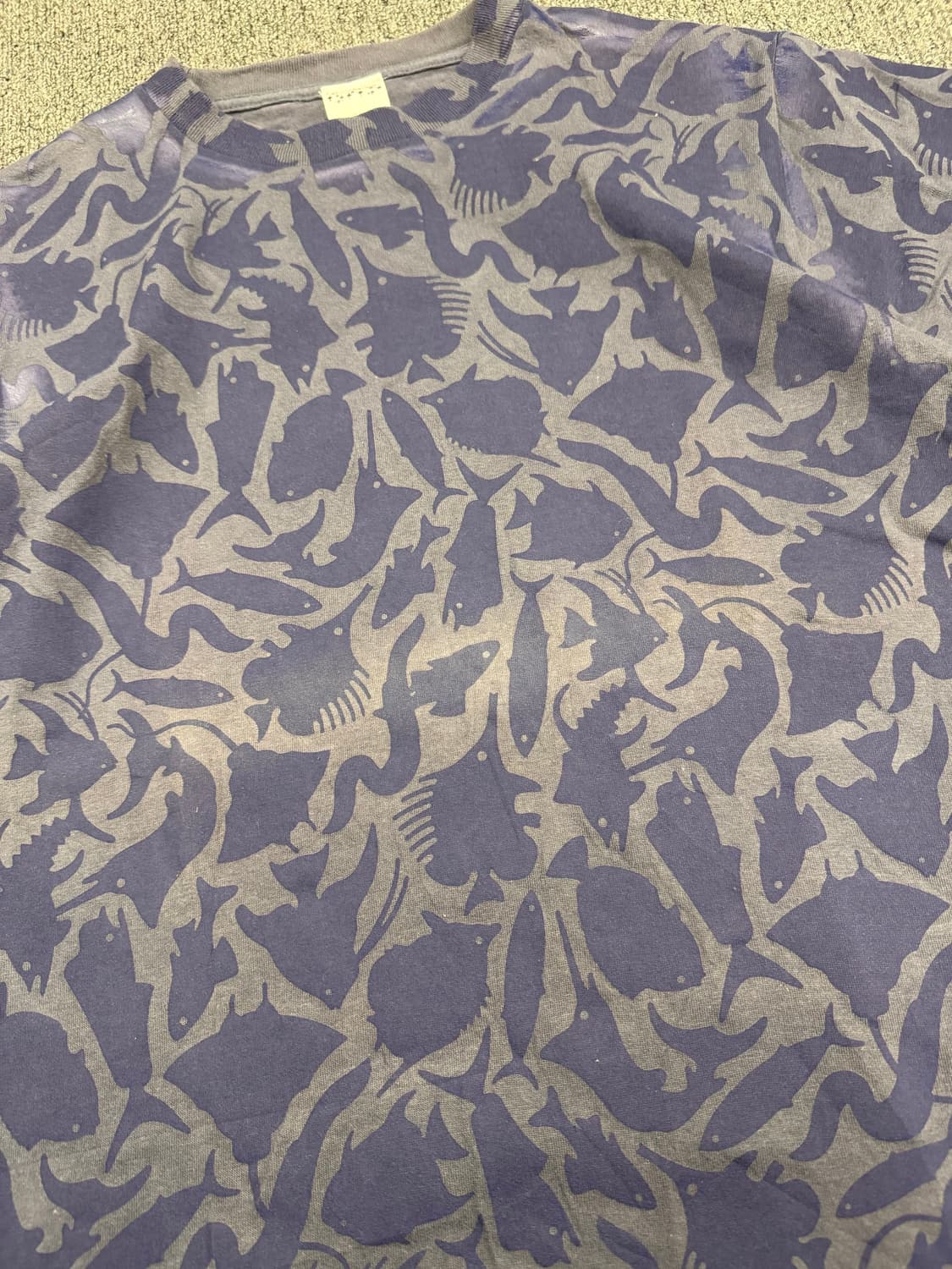 M)GAS SHIRT 빈티지 패턴 반팔 티셔츠 상품이미지2