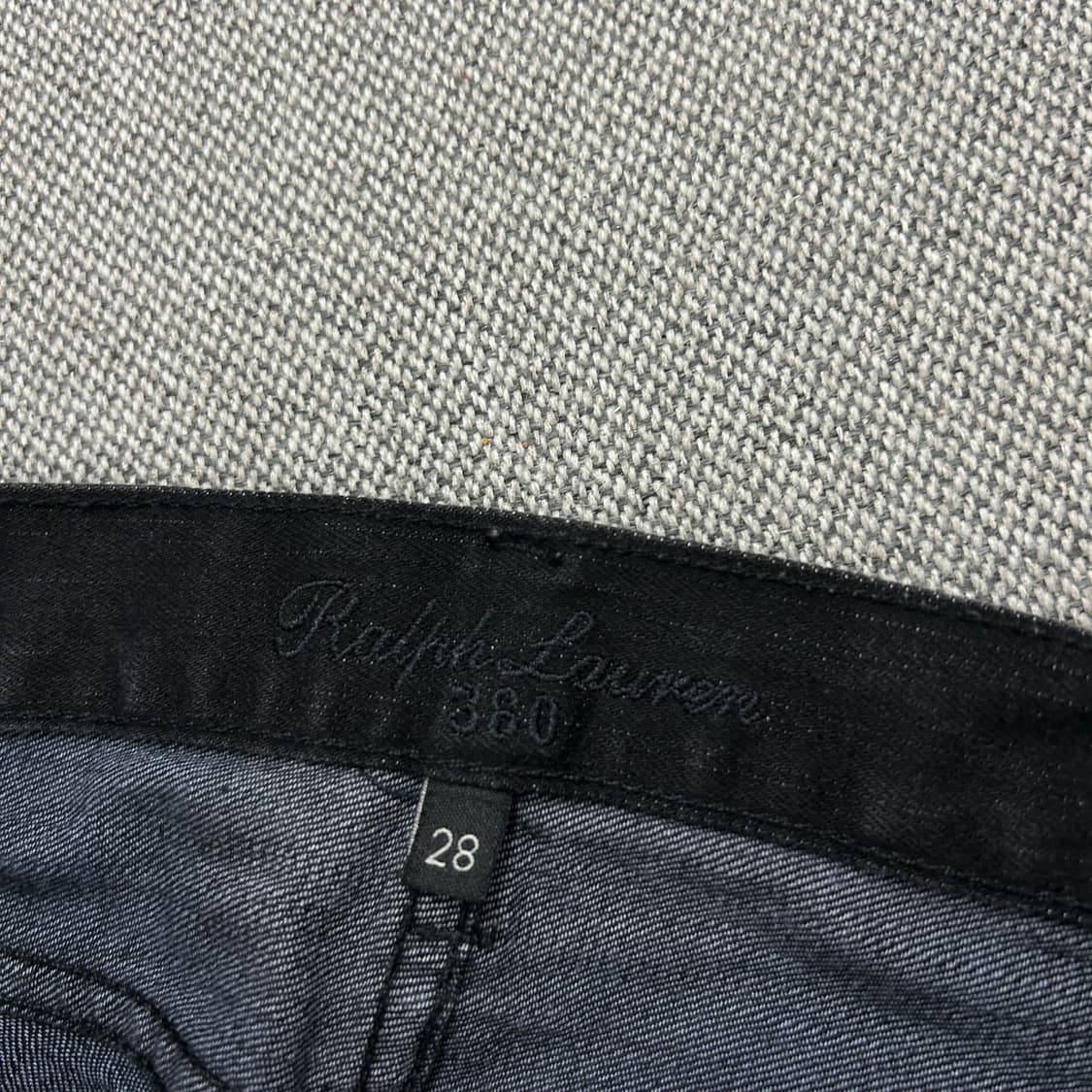 폴로 우먼스 흑청 플레어 데님팬츠(28) 상품이미지3