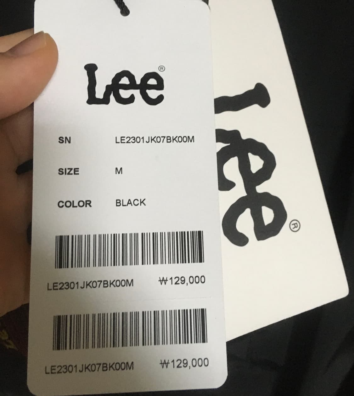 Lee 나일론 코치 자켓 블랙 판매합니다 상품이미지4