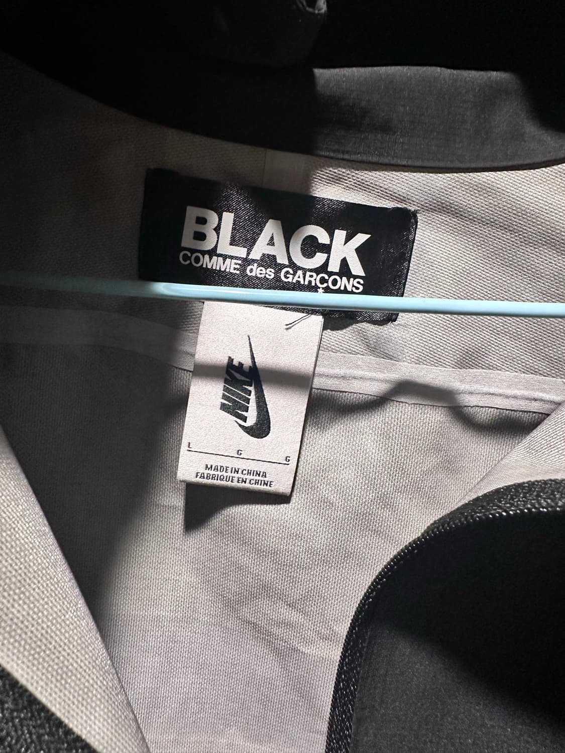 Nike x comme des garcons black anorak 상품이미지5
