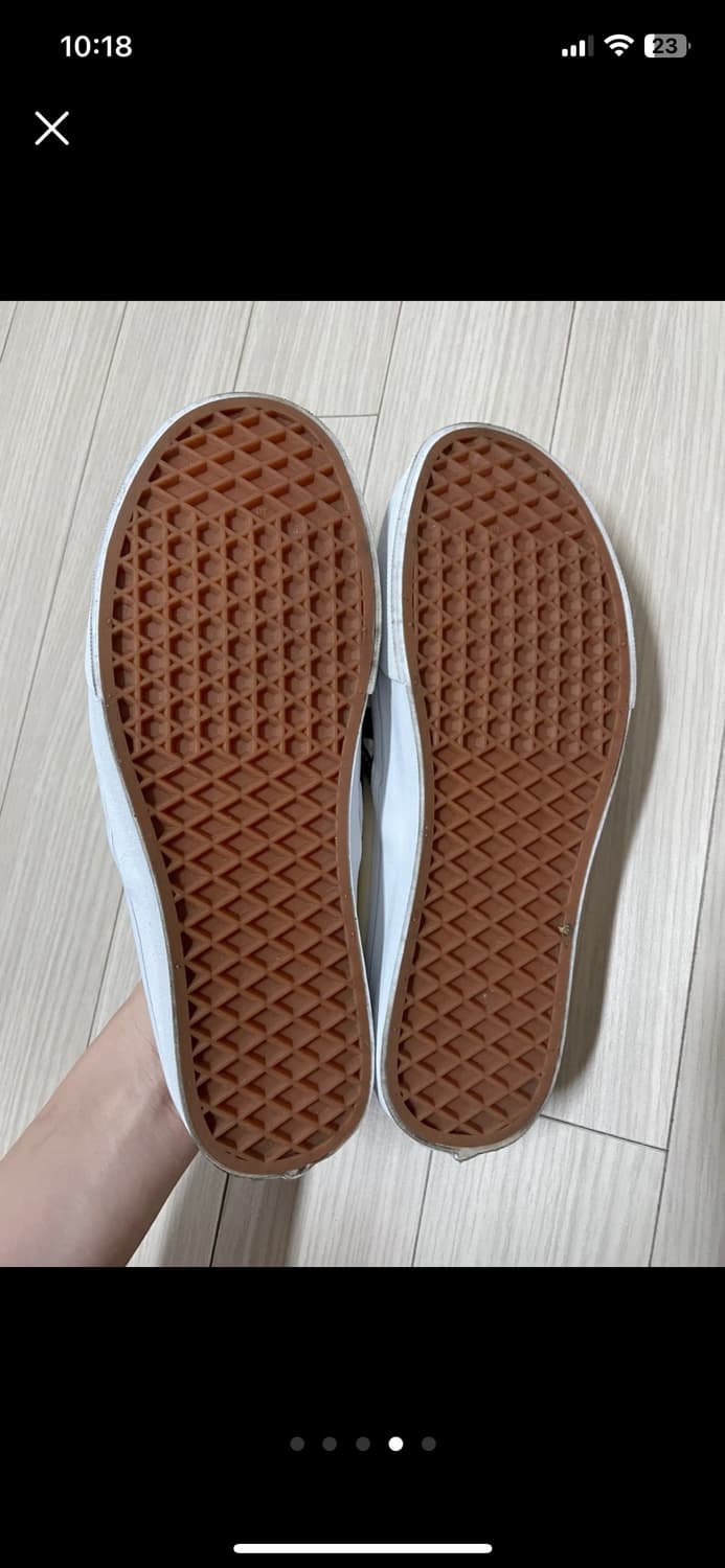 반스 클래식 슬립온 뮬 체커보드 블랙화이트 255 상품이미지4