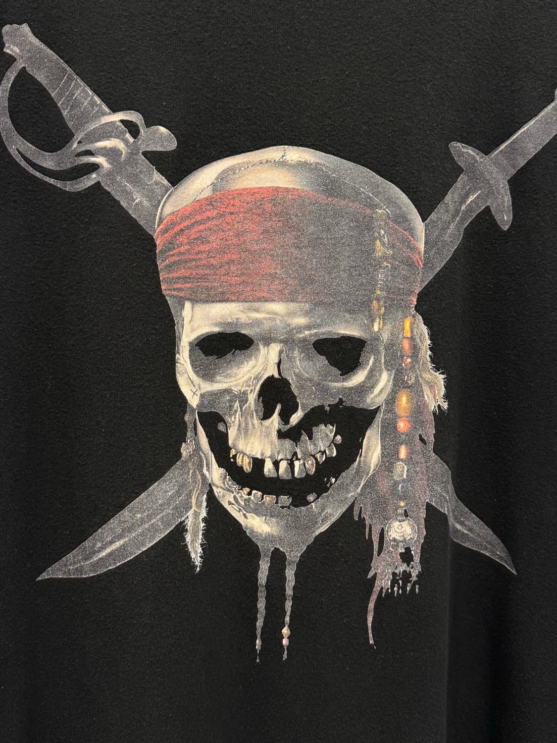 Disney Jack Sparrow Skull T-Shirt 상품이미지2