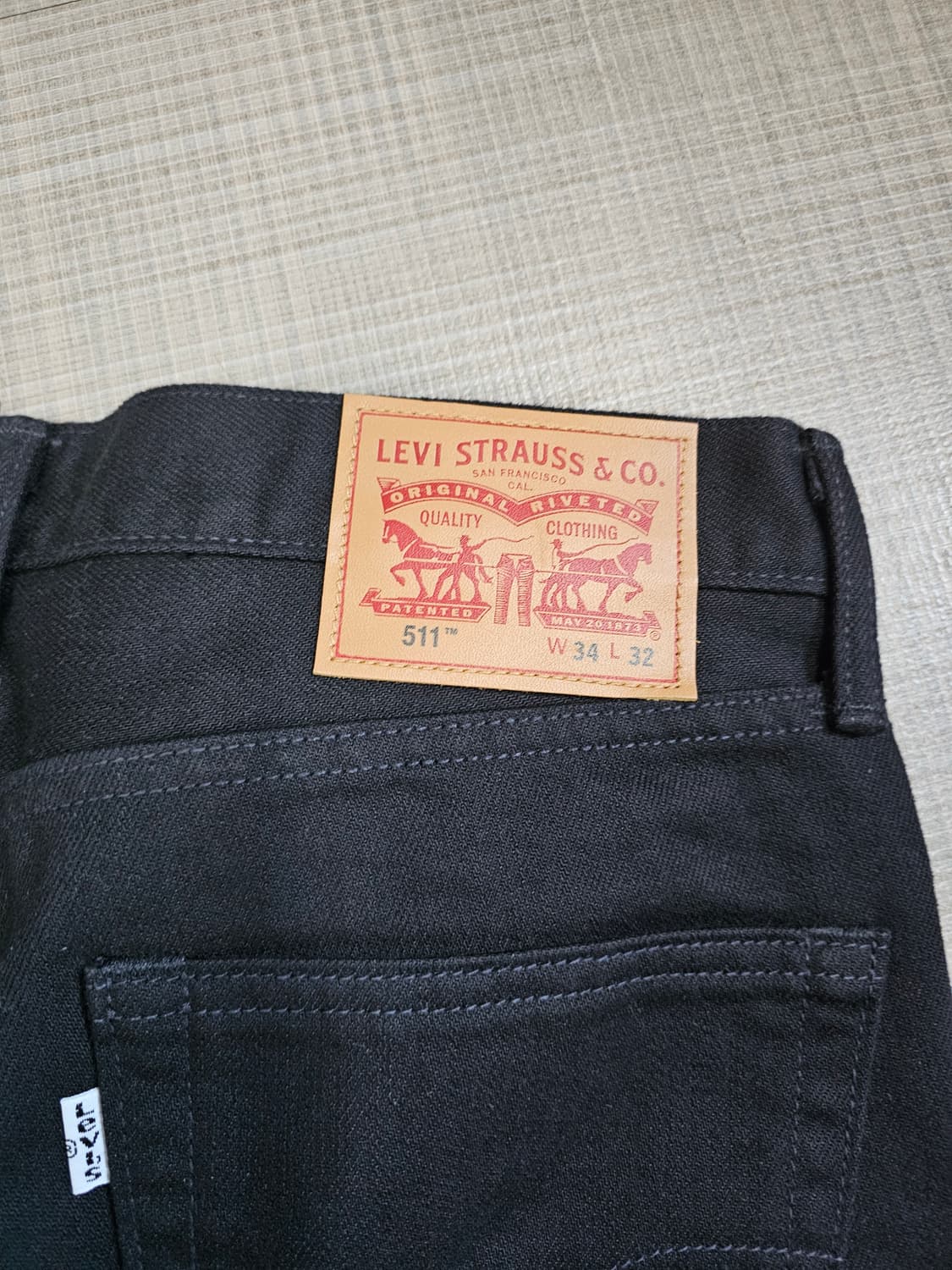 리바이스 511 블랙진 거의새거 상품이미지6