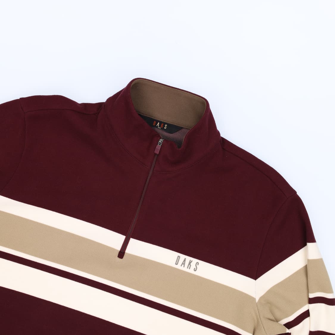 [100] 닥스 골프 고급 배색 기모 반집업 니트 스웨터 3831 상품이미지3