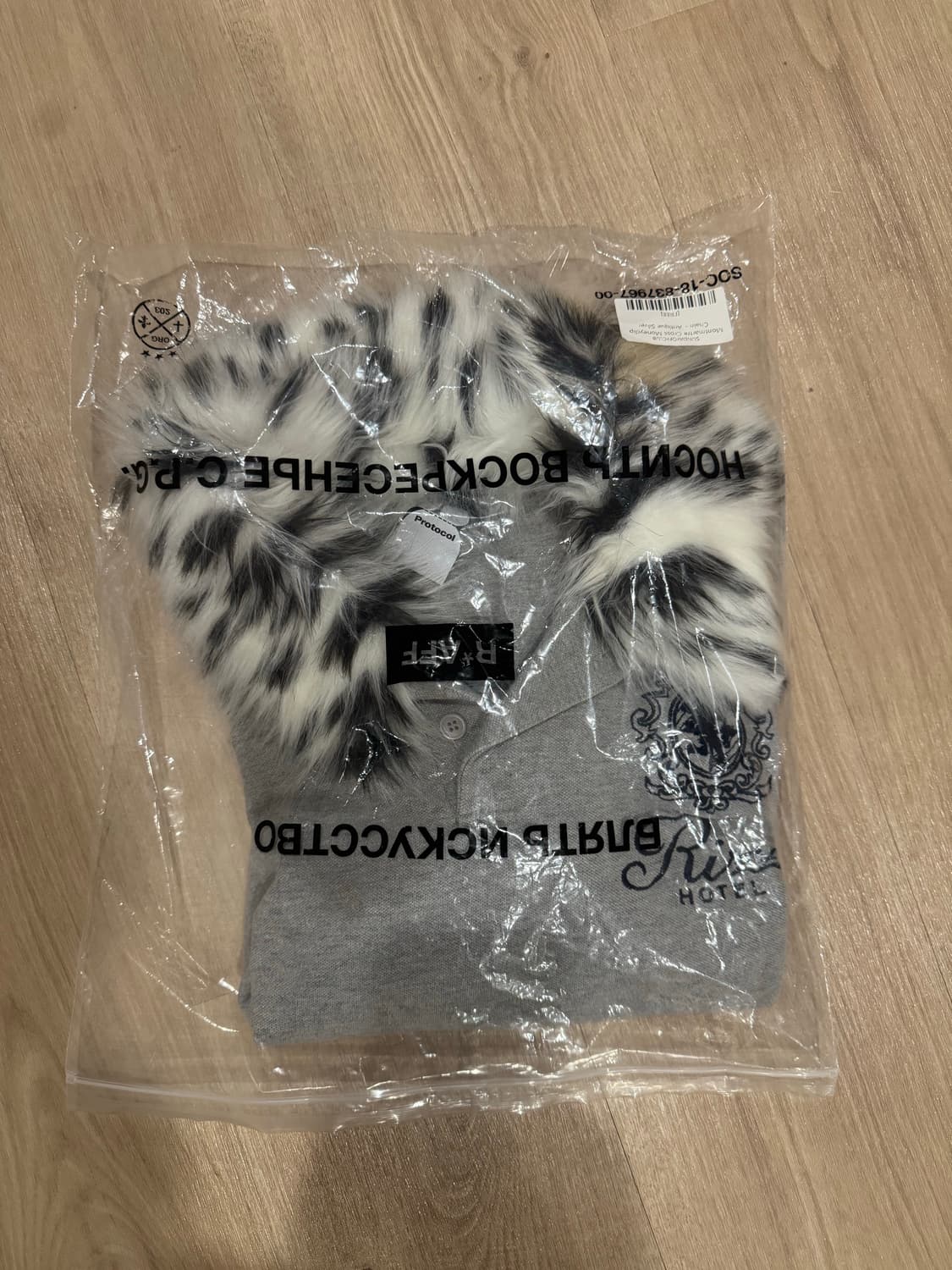 Protocol Index 레이어드 폴로 셔츠 그레이 1사이즈 상품이미지2