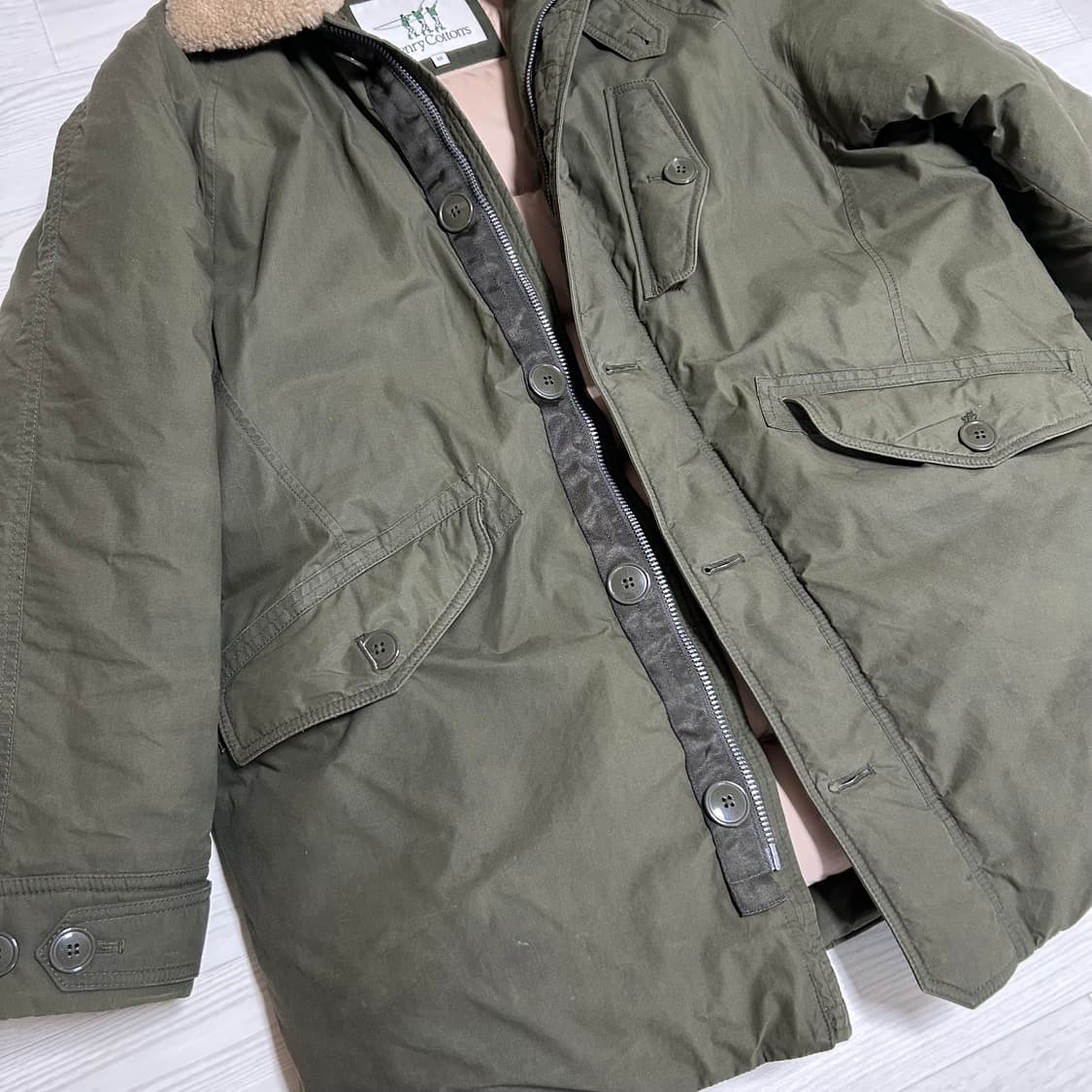 [50] 헨리코튼 크로이던 파카 올리브 상품이미지5