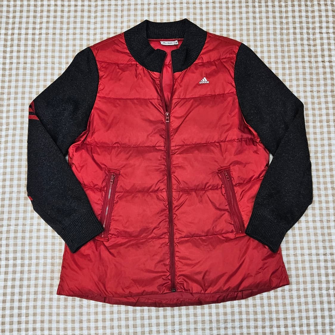 아디다스 골프 니트소매 경량패딩 남자100 상품이미지1