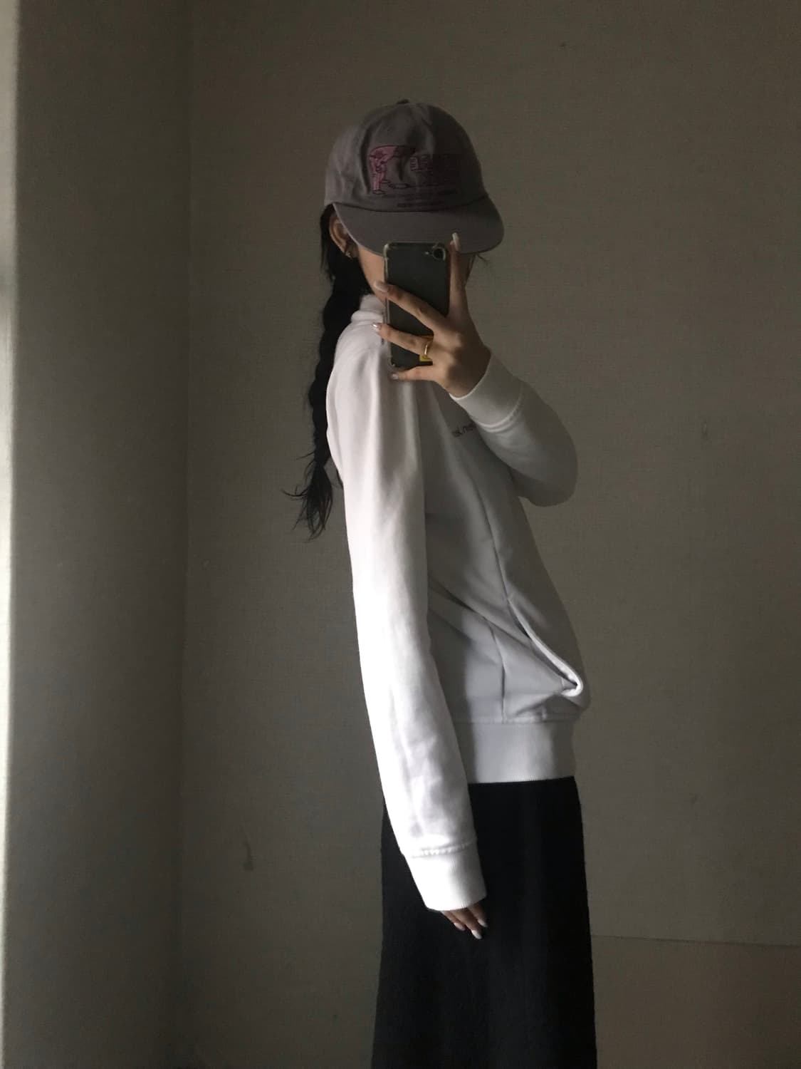 켈빈클라인 화이트 면집업 상품이미지5