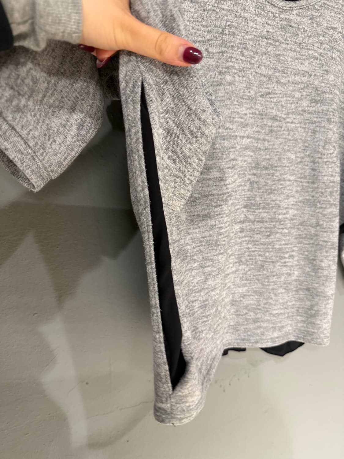 Heaven And Earth skull point slit top 상품이미지7