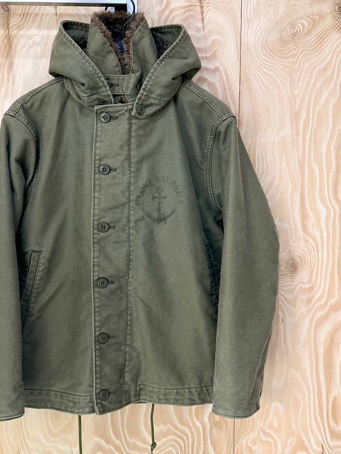 마린 내셔널드 프랑스 해군 N-1 덱 자켓 상품이미지4