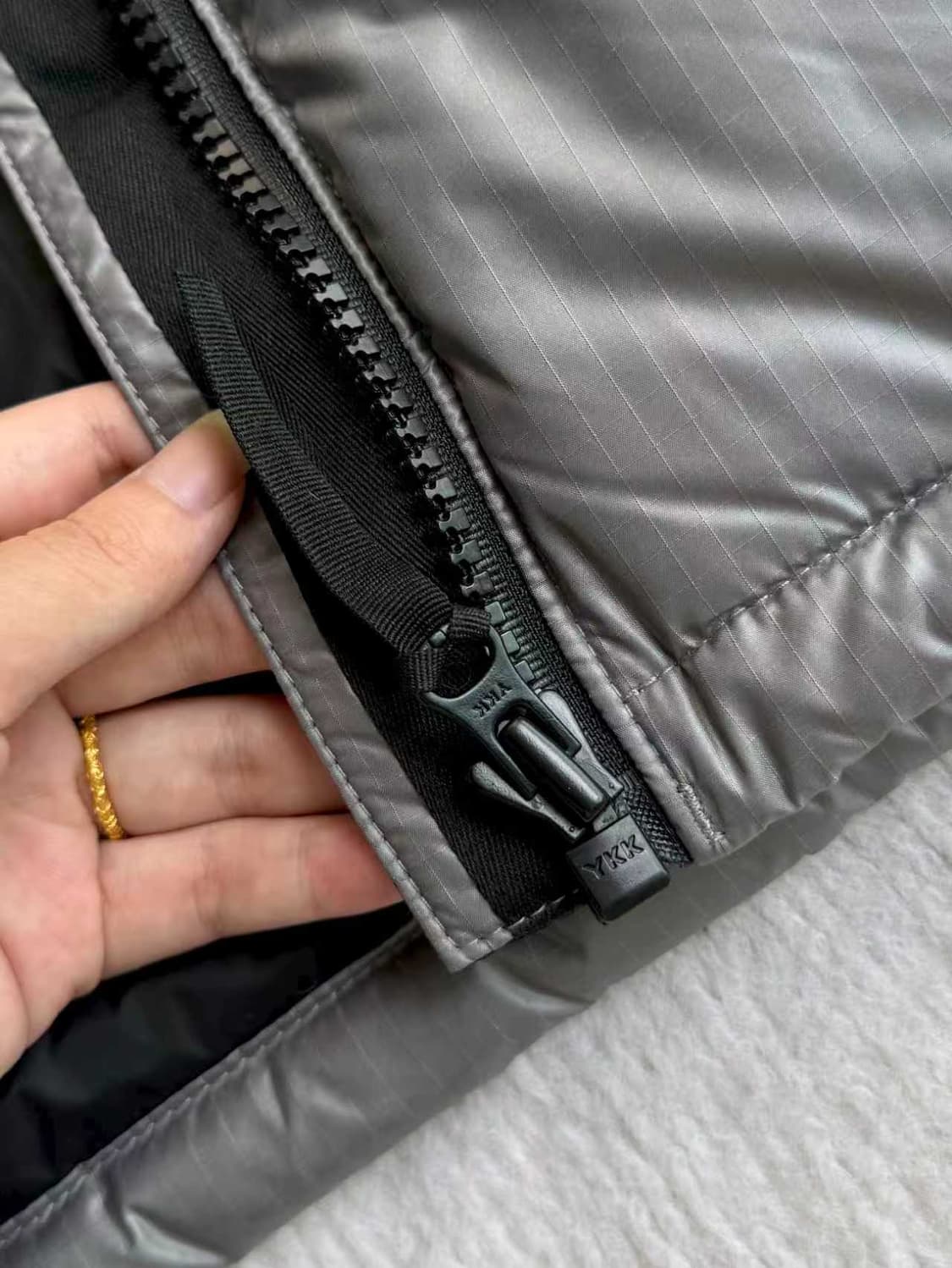 노스페이스 화이트라벨 노벨티 눕시 다운 자켓 헤더 그레이 NJ1DP62M 상품이미지10