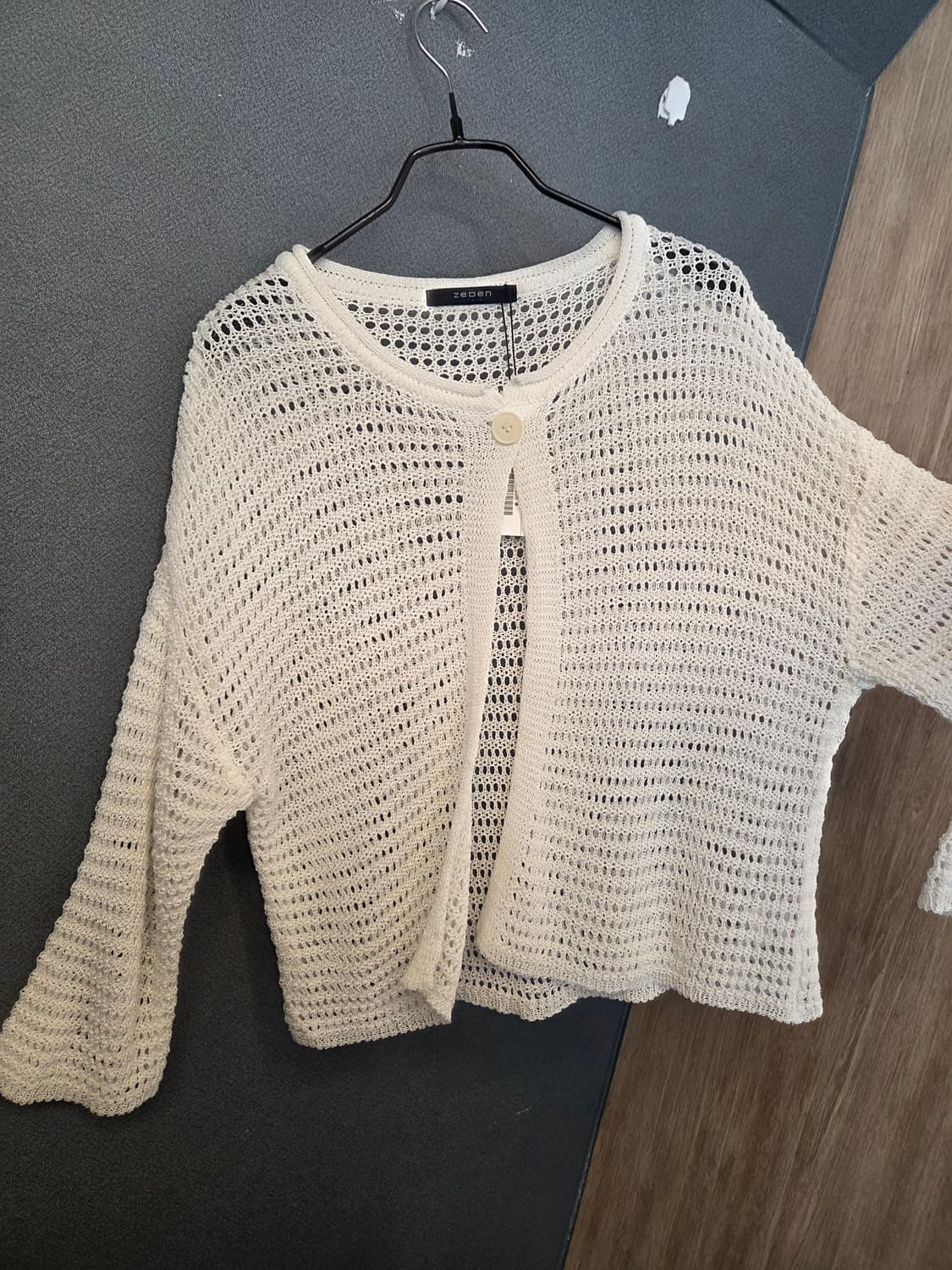 제덴 펀칭7부가디건 (새상품) 상품이미지4