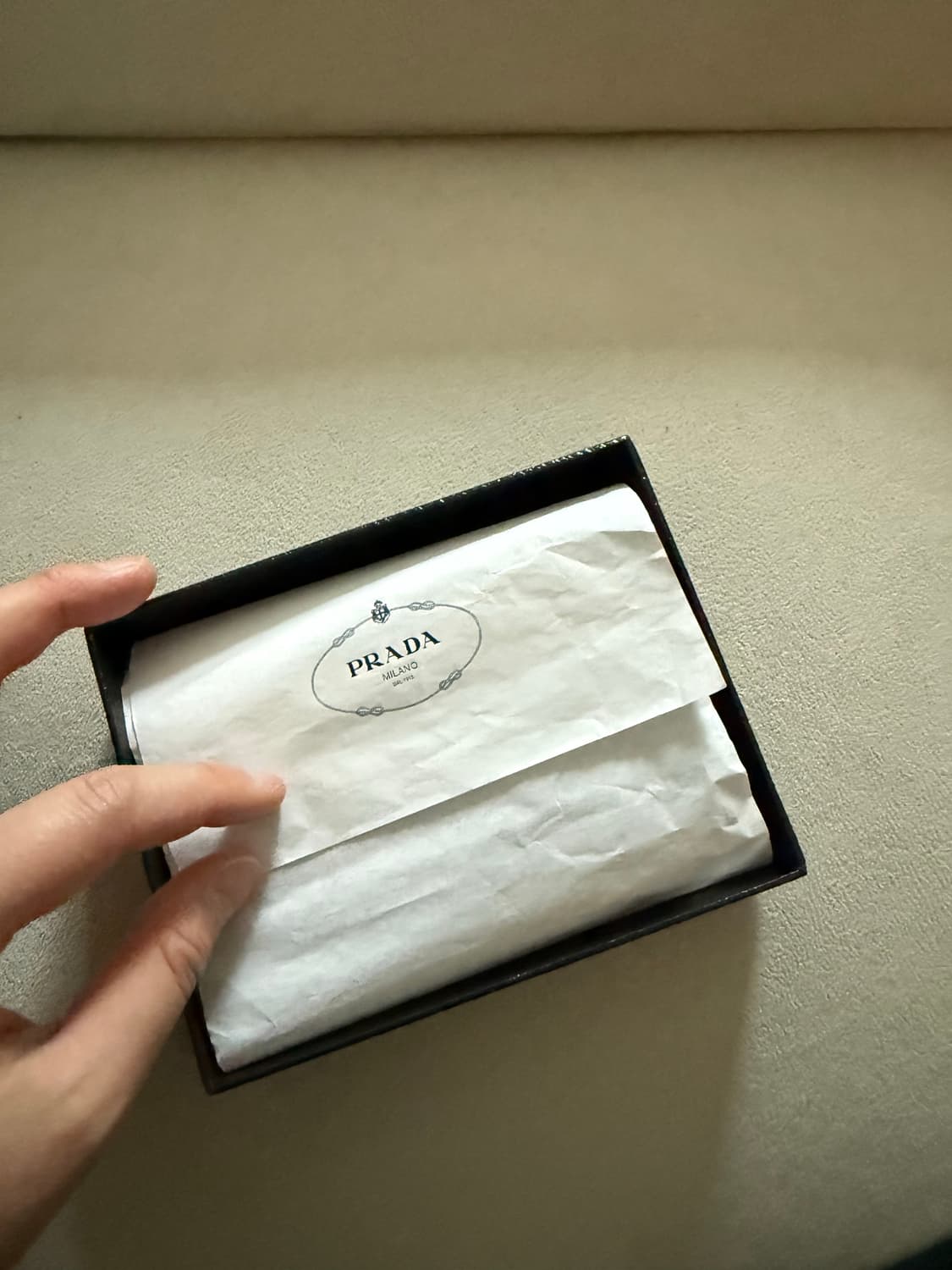 프라다 카드지갑 풀박 상품이미지2