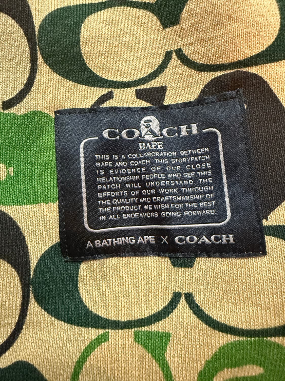 (XXL) 베이프 X 코치 크루넥 맨투맨 상품이미지4