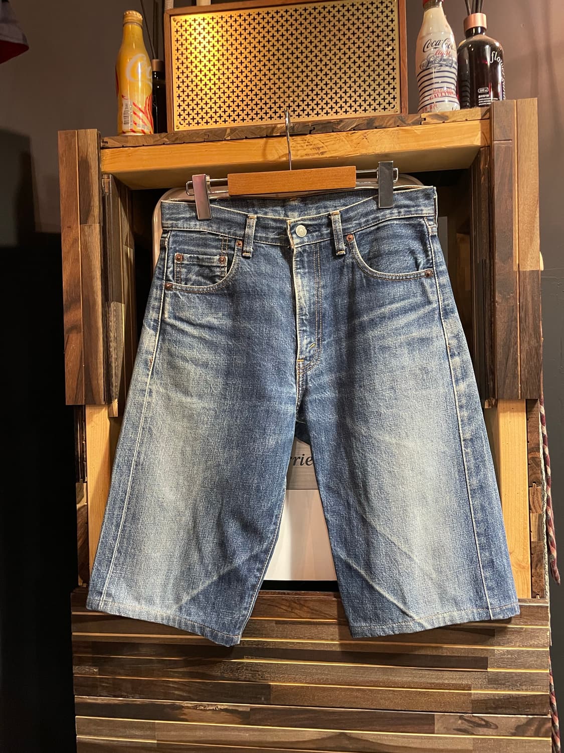 90 리바이스 502빅E 샐비지 반바지 상품이미지1