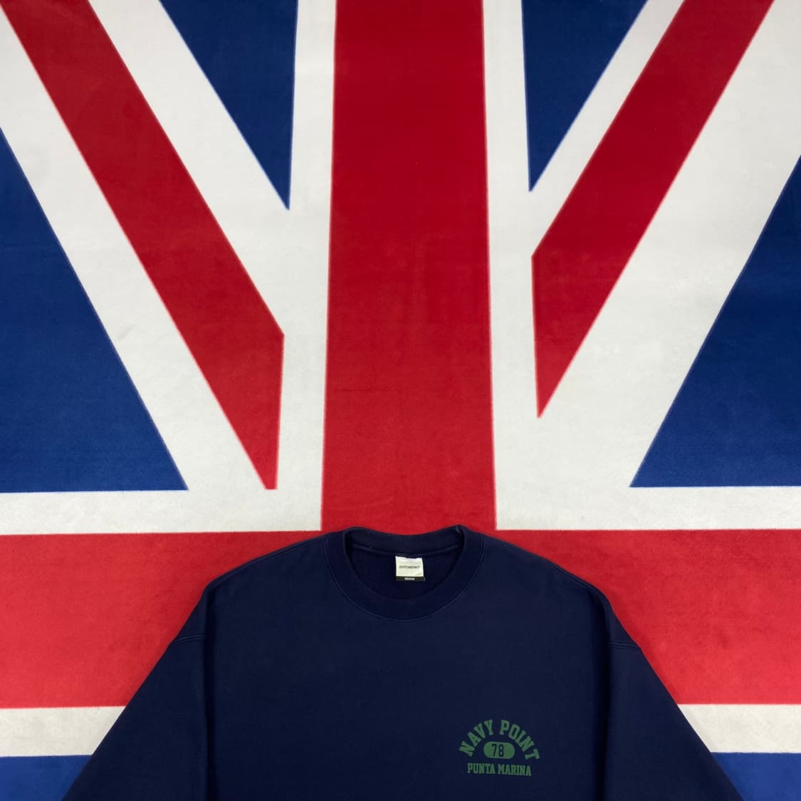 아웃스탠딩 맨투맨 M 실측 L -XL  상품이미지2