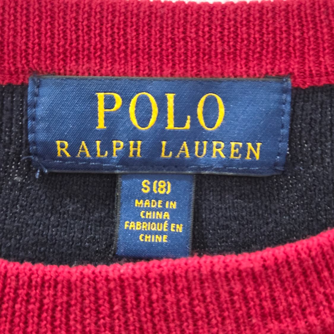 폴로랄프로렌 키즈 코튼 스트라이프 니트 S/8 상품이미지3