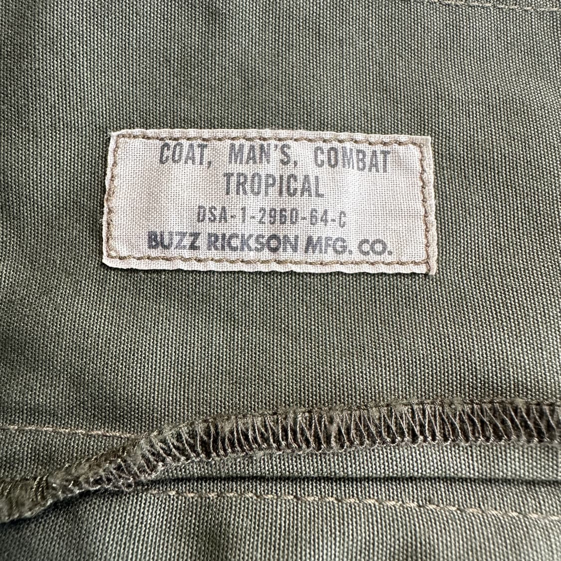 버즈릭슨 BR12247 컴뱃 트로피컬 정글 퍼티그 자켓 올리브 M 상품이미지7