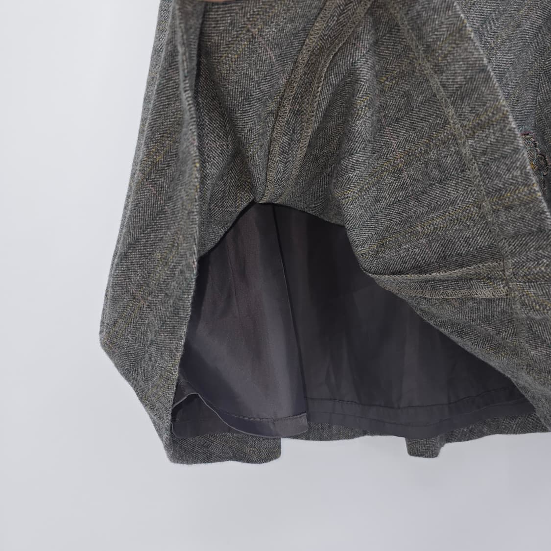 Olivia Lauren 헤링본 플레어 스커트 꽃 자수 장식 상품이미지4