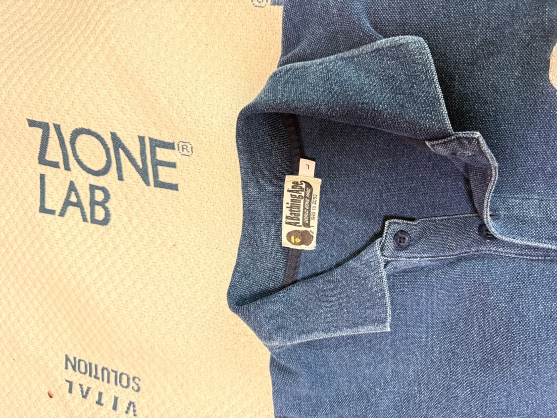 베이프(bape) 반팔 자수 피케티 L 🔥희귀매물🔥 상품이미지2