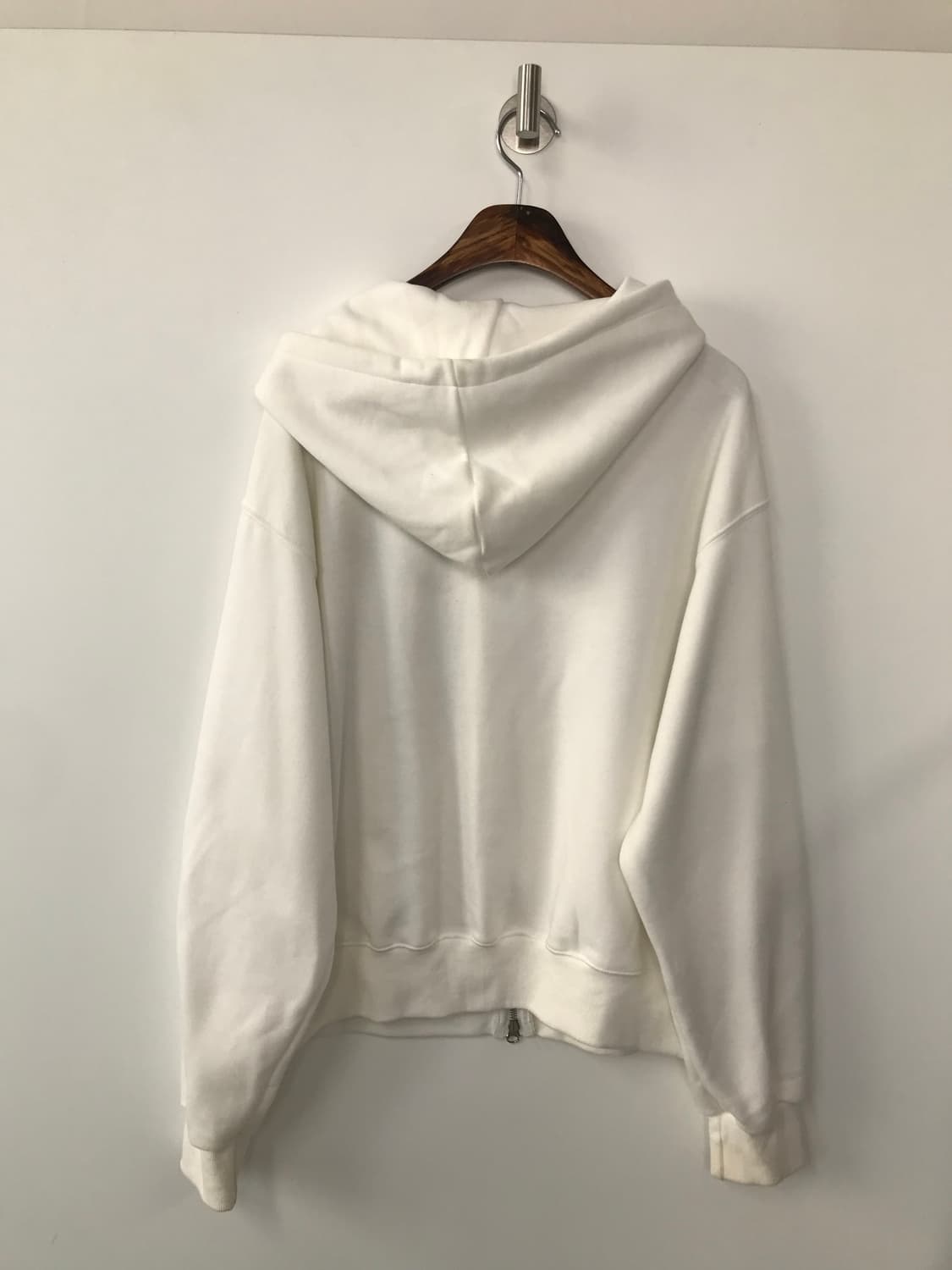 Vintage 빈티지 하트도트 화이트 후드집업 상품이미지3