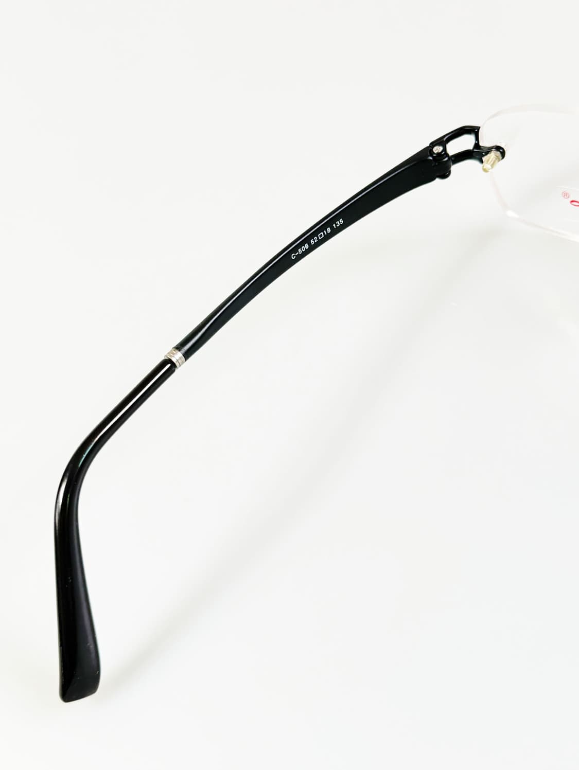 CAMO FASHION 블랙 무테 스퀘어 메탈 빈티지 안경 상품이미지7