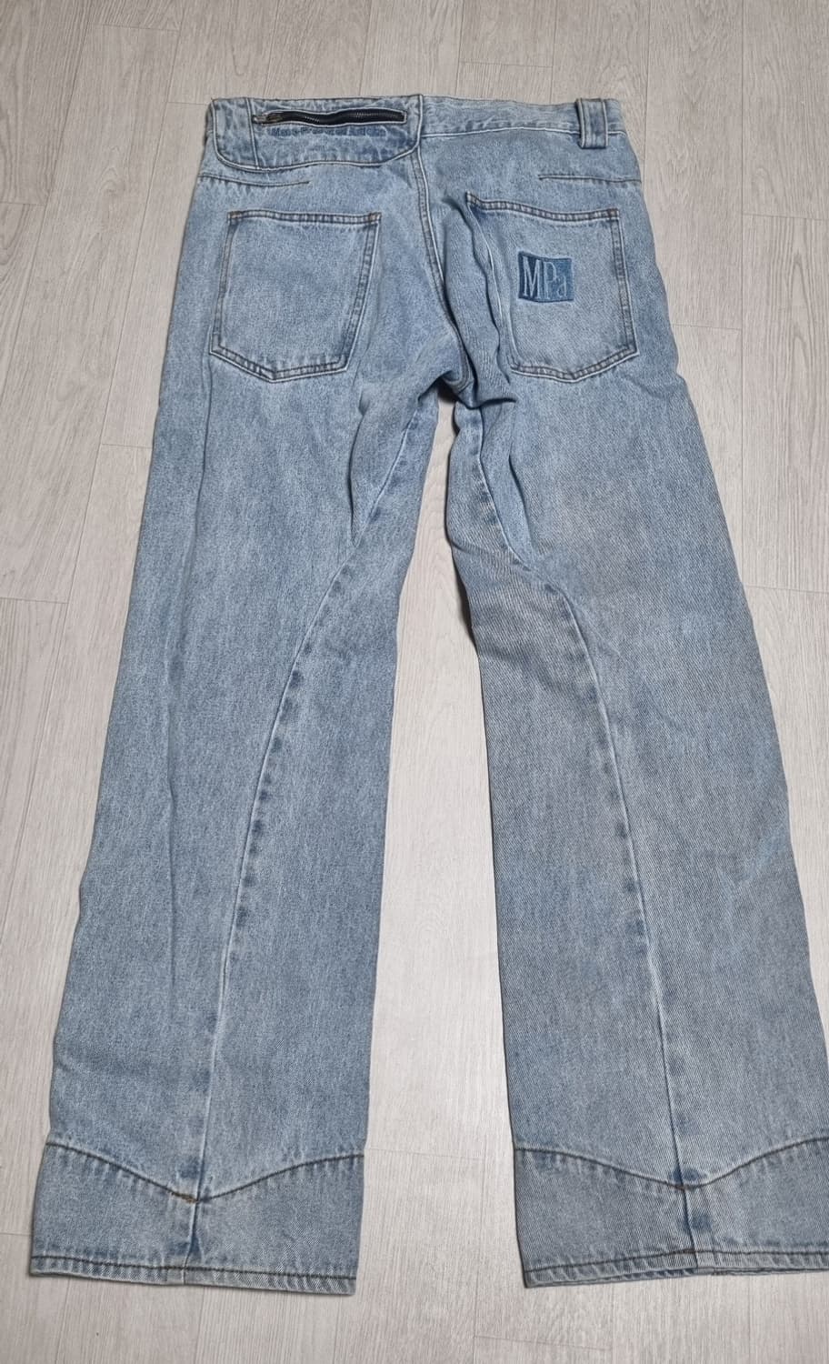 플라스틱프로덕트 드리프트데님팬츠 상품이미지3