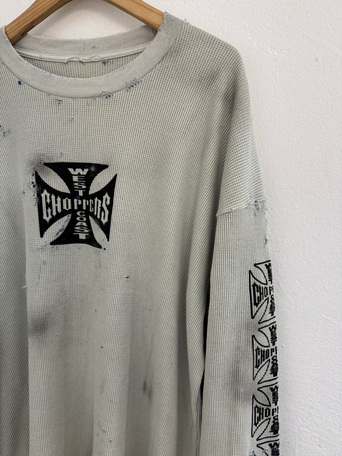 빈티지 커스텀 와플긴팔 상품이미지4