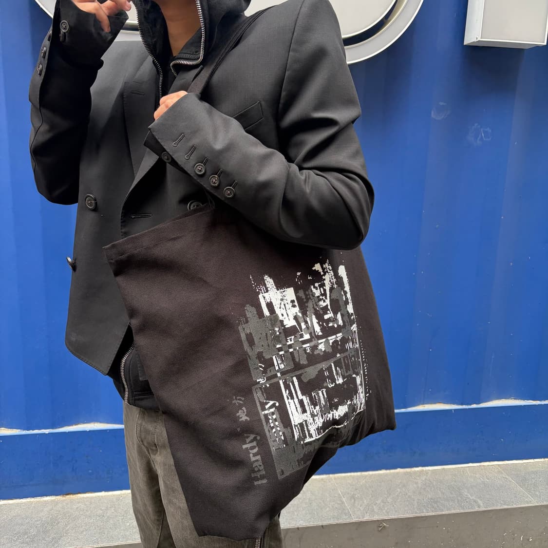 Hardy oversize canvas bag 상품이미지3