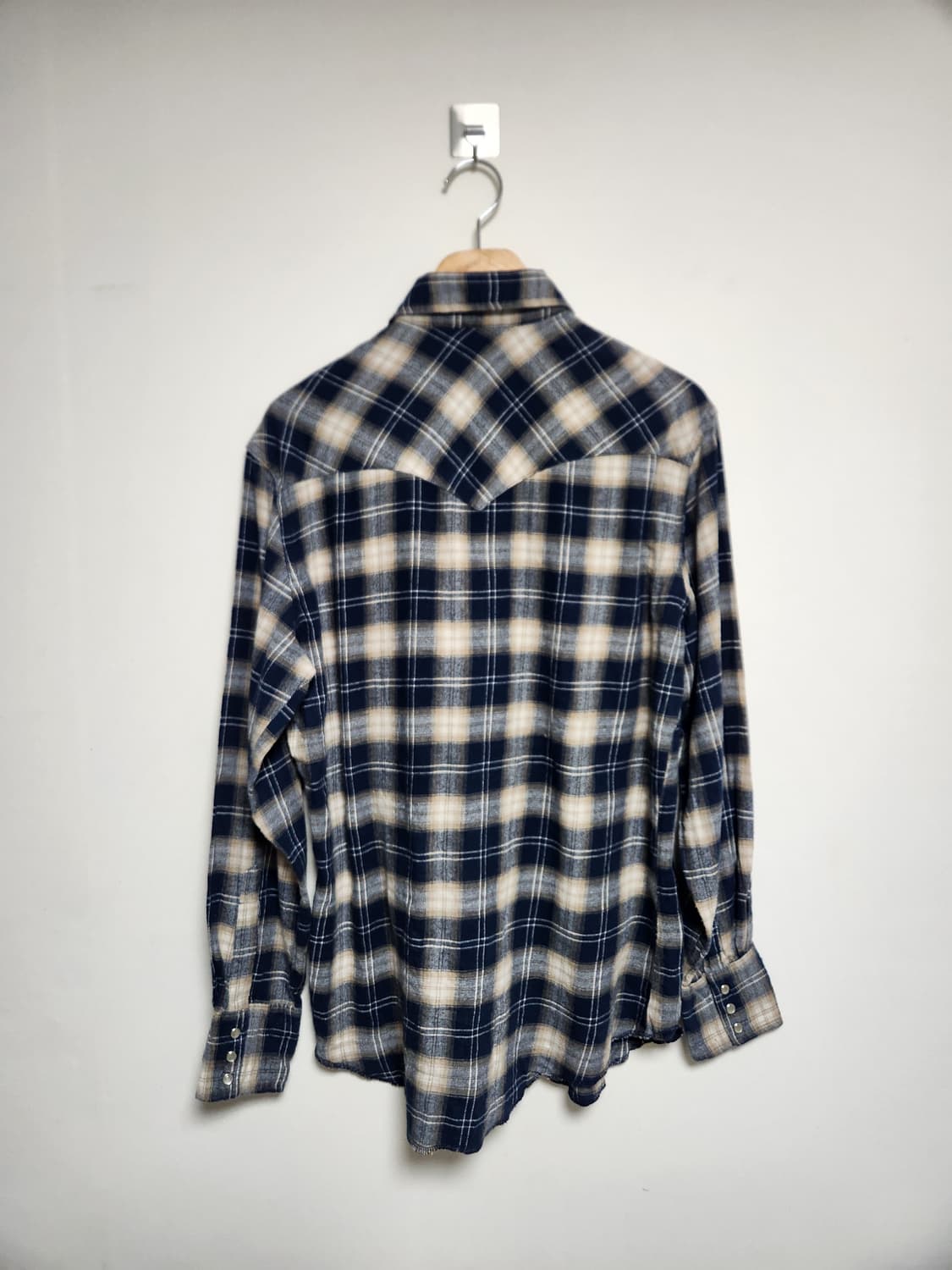 랭글러Wrangler 웨스턴 플란넬 셔츠 L - S75 상품이미지2