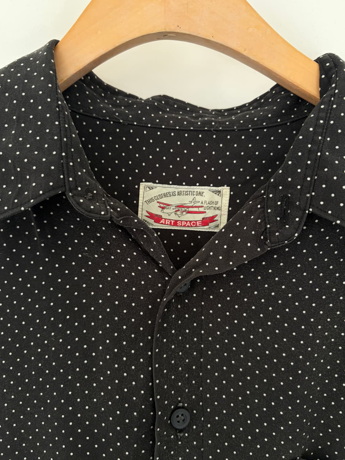 ART SPACE dot pattern short sleeve shirt 상품이미지6