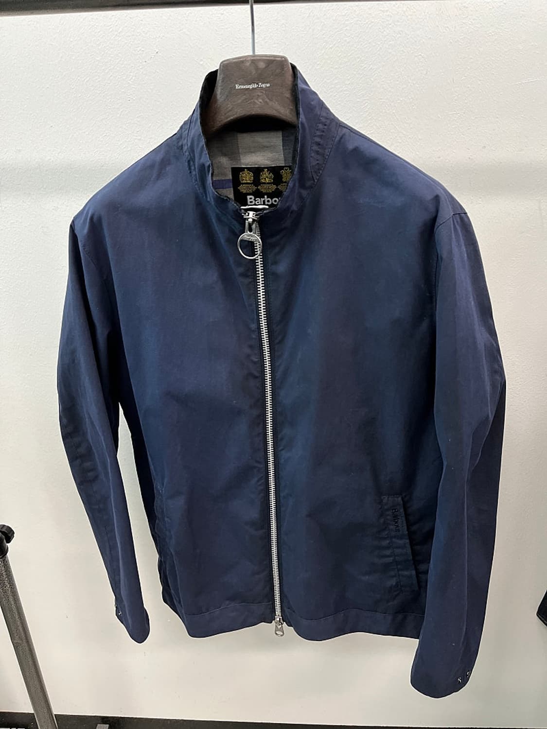 105) 바버 네이비 왁스자켓  상품이미지3