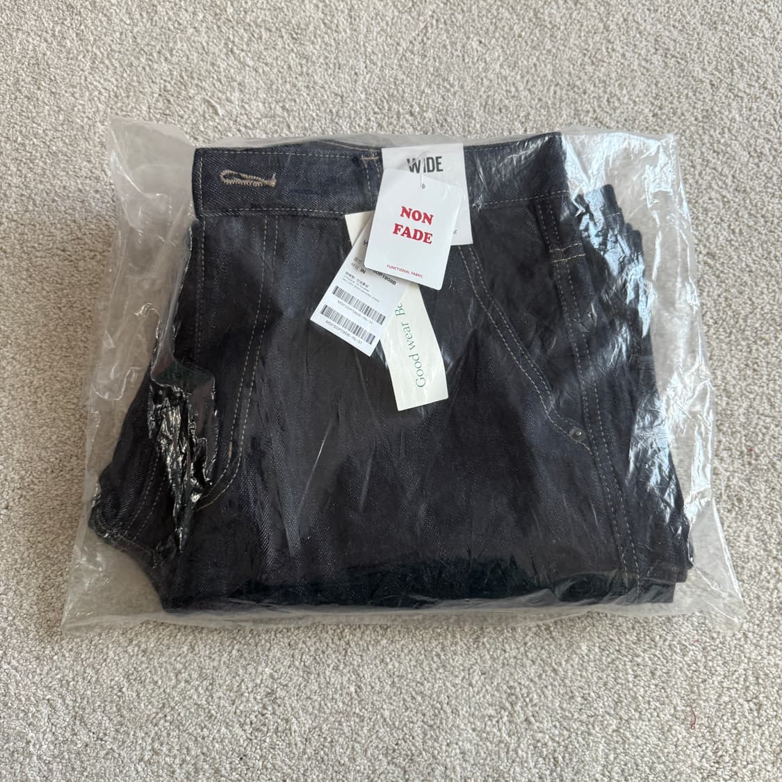 탑텐 남성 카펜터 와이드 데님 팬츠 청바지 상품이미지6