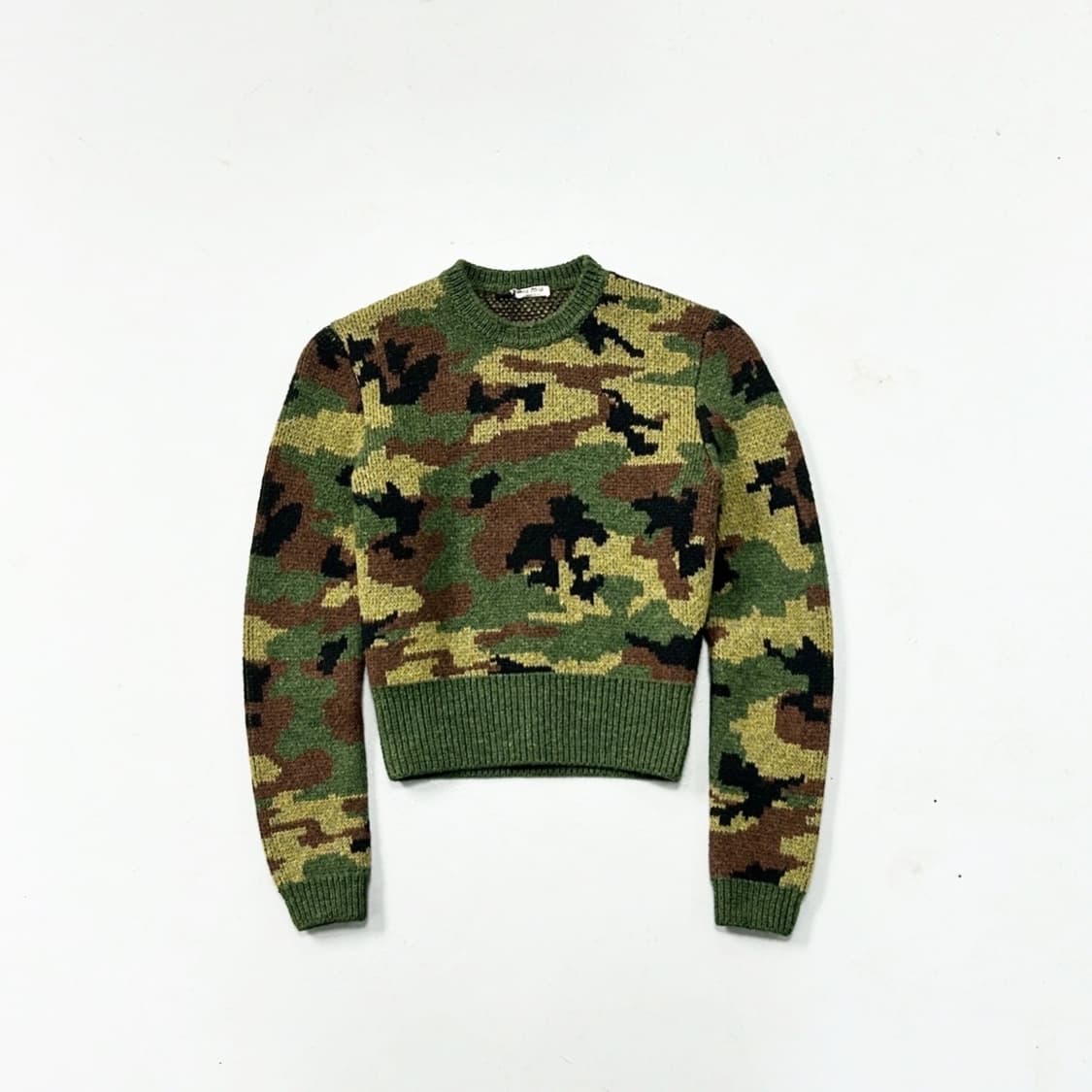 미우미우 19FW 런웨이피스 카모플라쥬 니트  상품이미지1