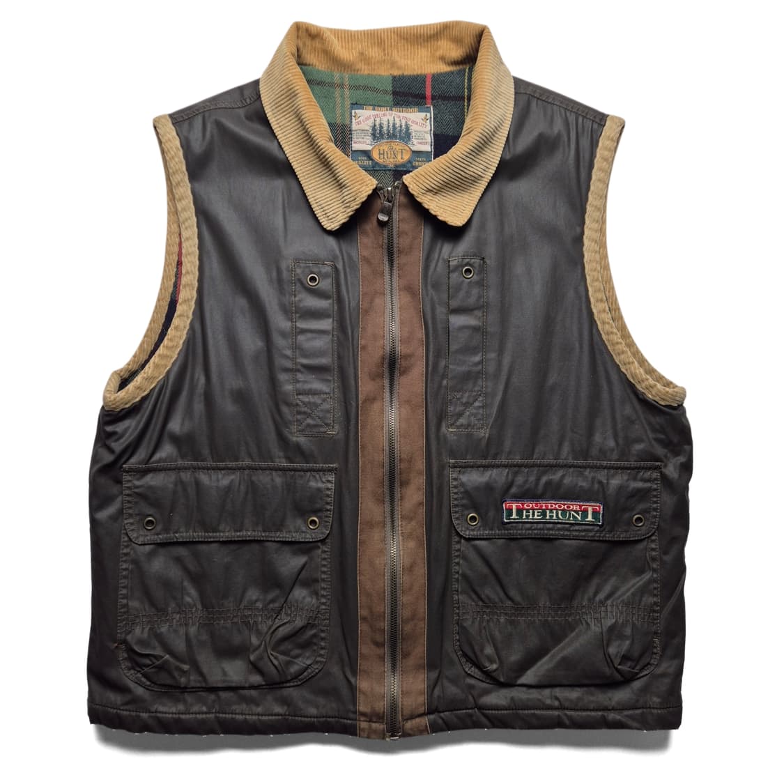 [L] VTG 헌트 코듀로이넥 집업 베스트 상품이미지2