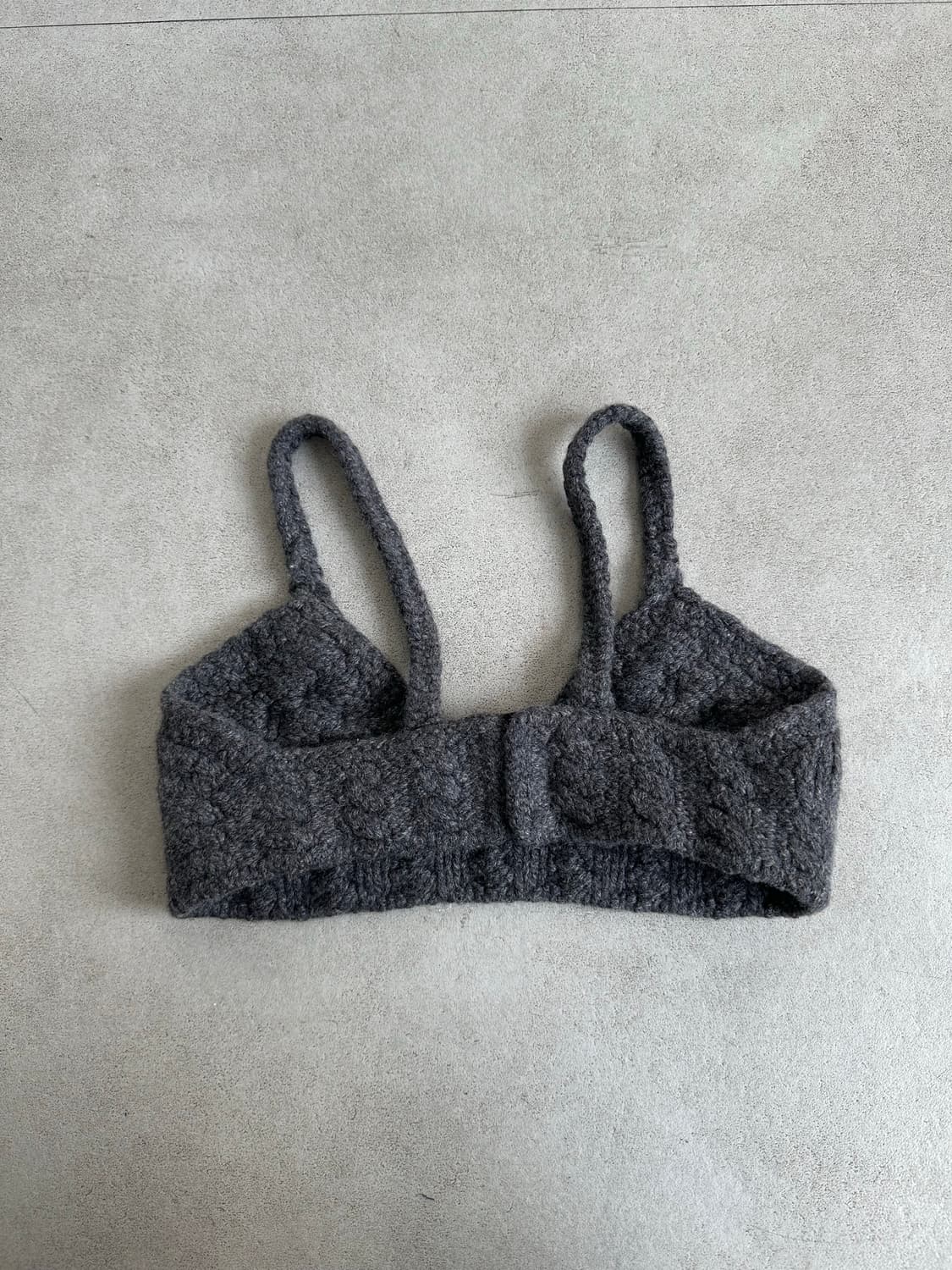 알렉산더 맥퀸 케이블 크롭 니트 탑 상품이미지4